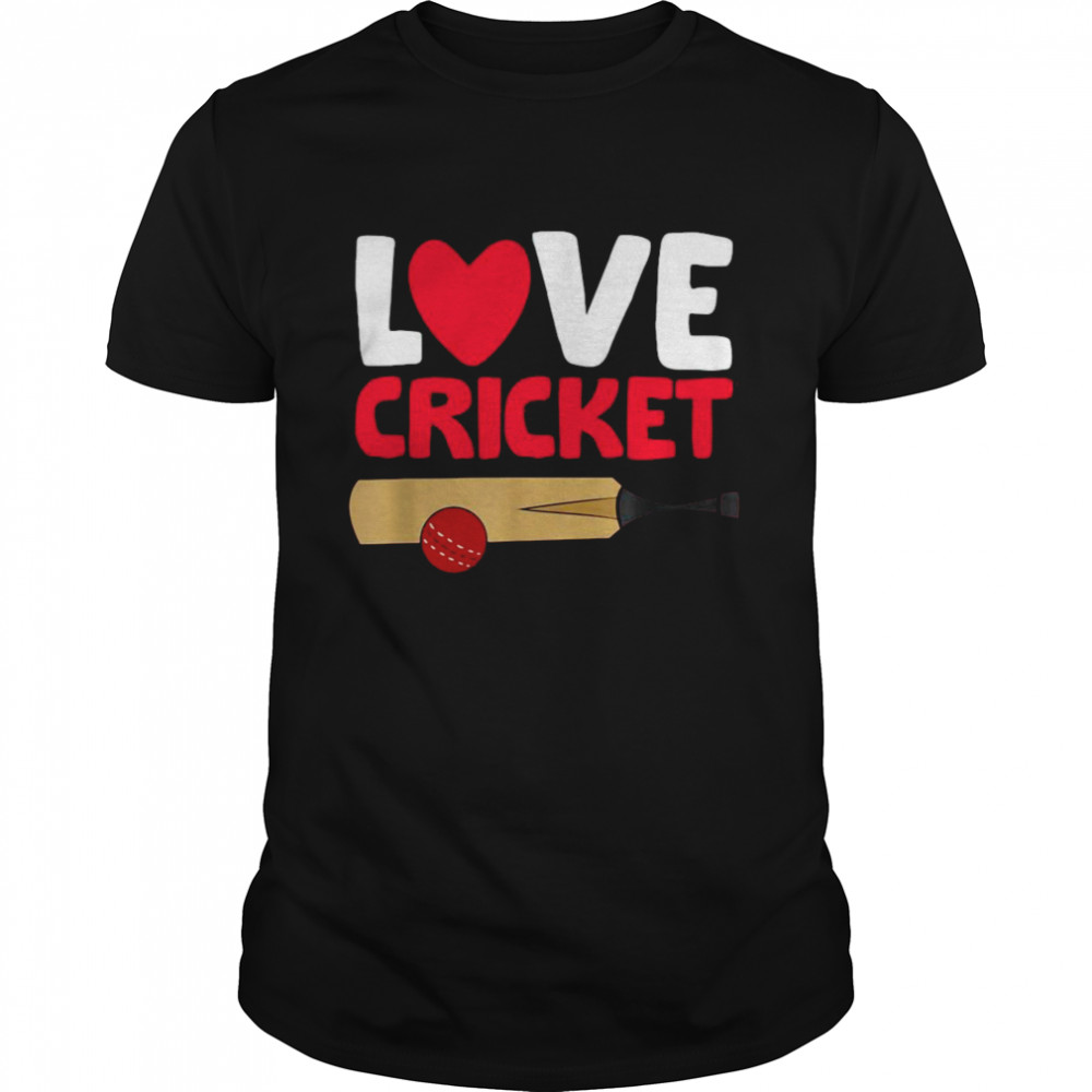 Love Cricket Cricket Player Shirt