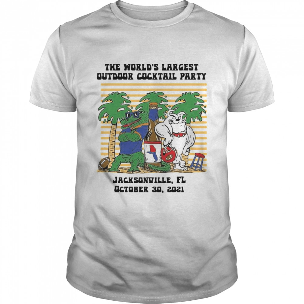The World’s largest outdoor cocktail party Jacksonville Florida shirt