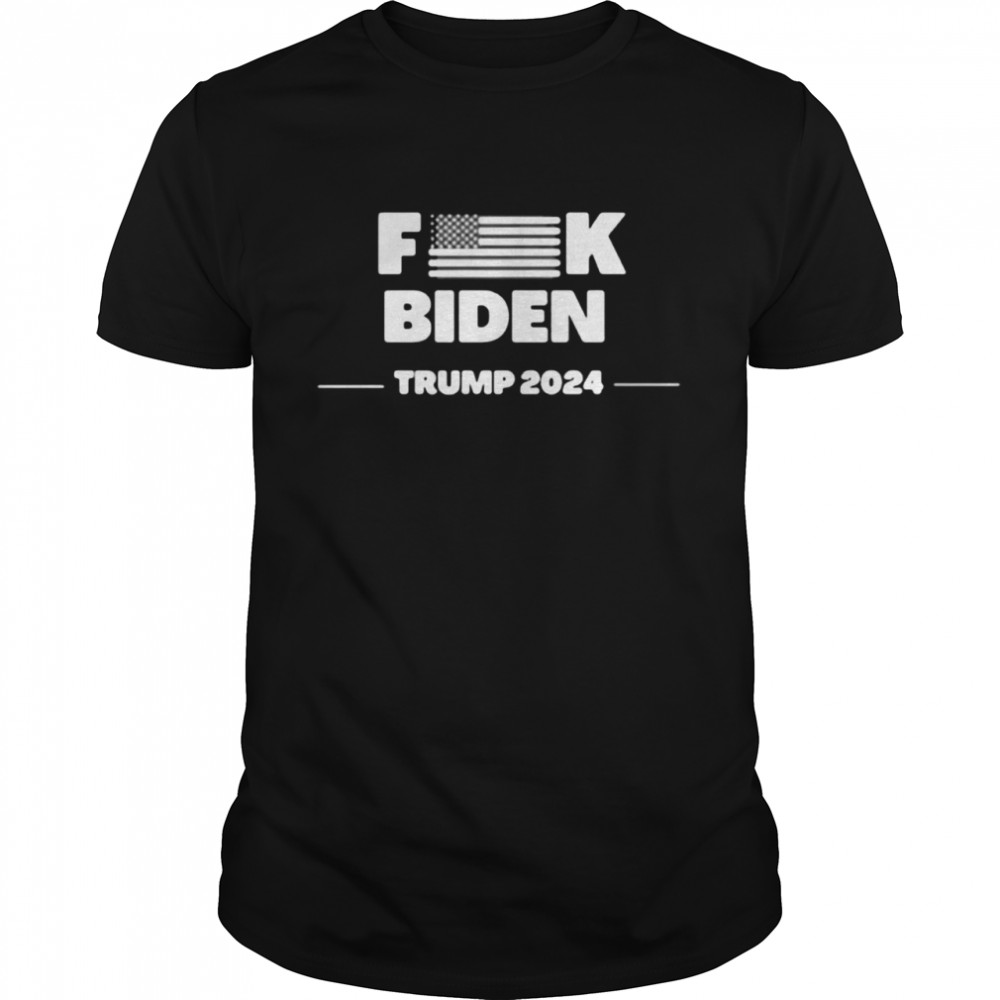 Fuck Biden American Flag Impeach Biden Trump 2024 Shirt