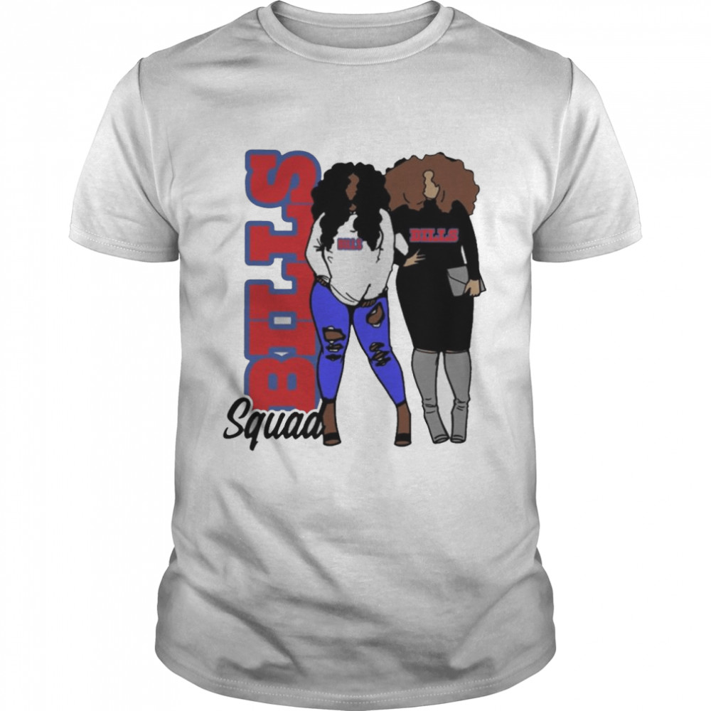 Official black woman friend buffalo bills squad shirt