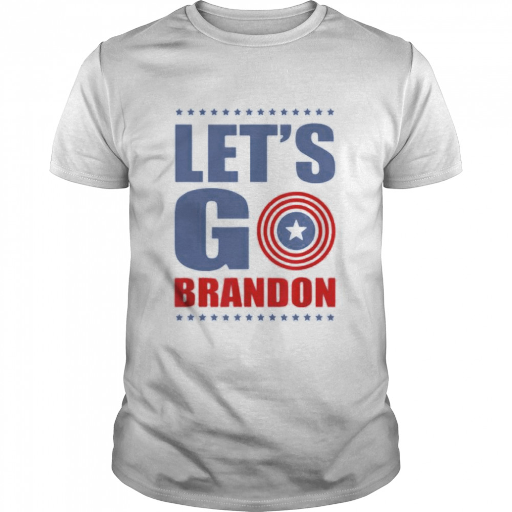 Official captain America let’s go brandon shirt