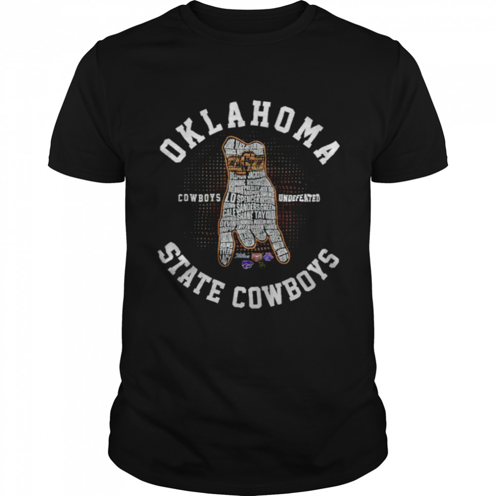 Oklahoma State Cowboys Football Cowboys Undefeated Shirt