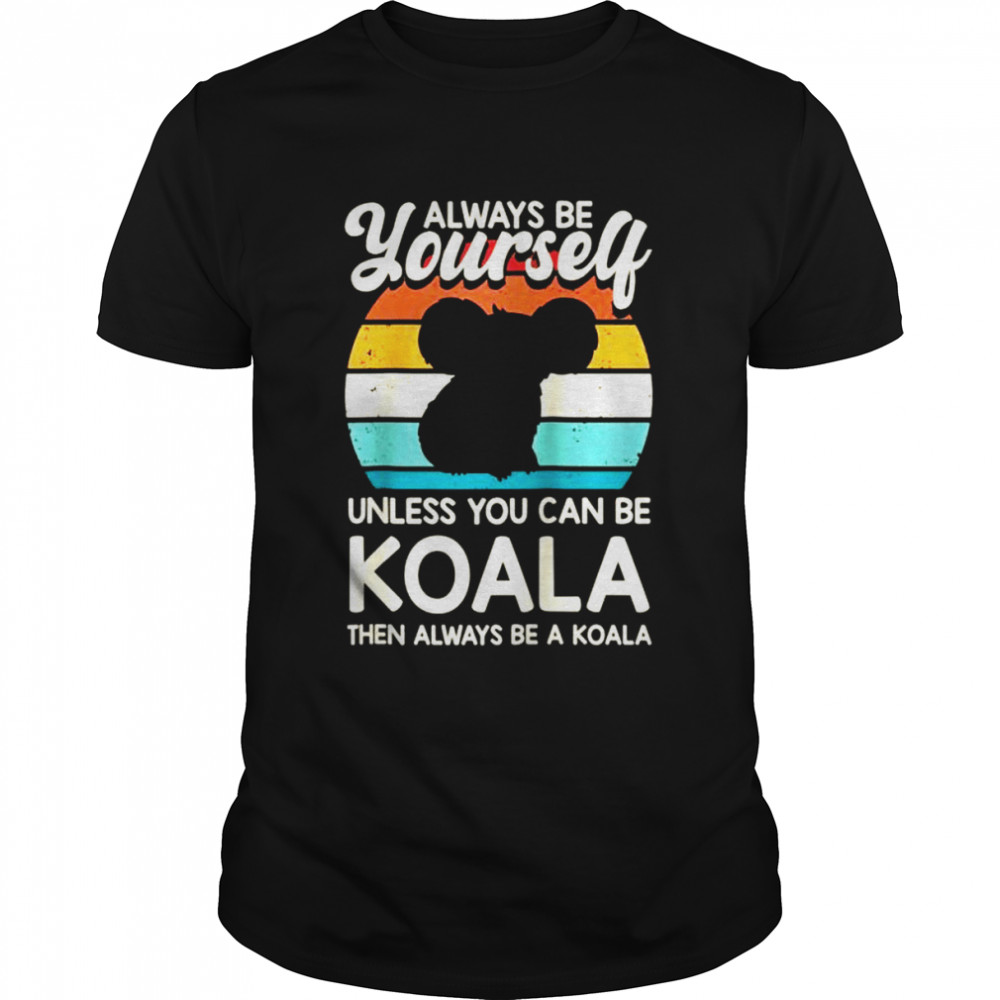 Retro Koala Vintage Australien Niedlich Koalabär Bär Tier Raglan Shirt