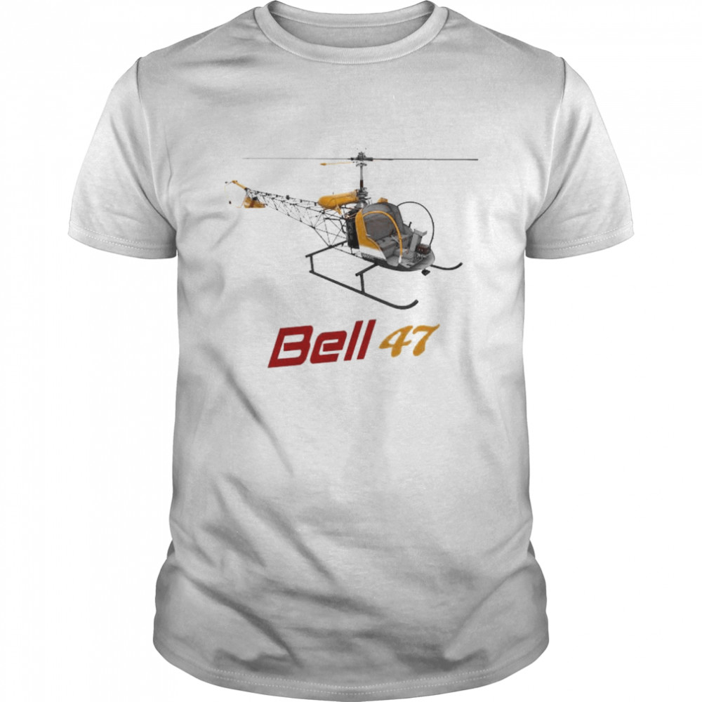 Bell 47 Helicopter shirt