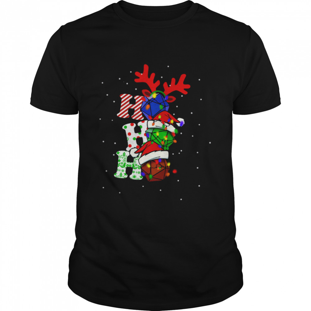 Ho Ho Ho Dice Chirstmas Shirt