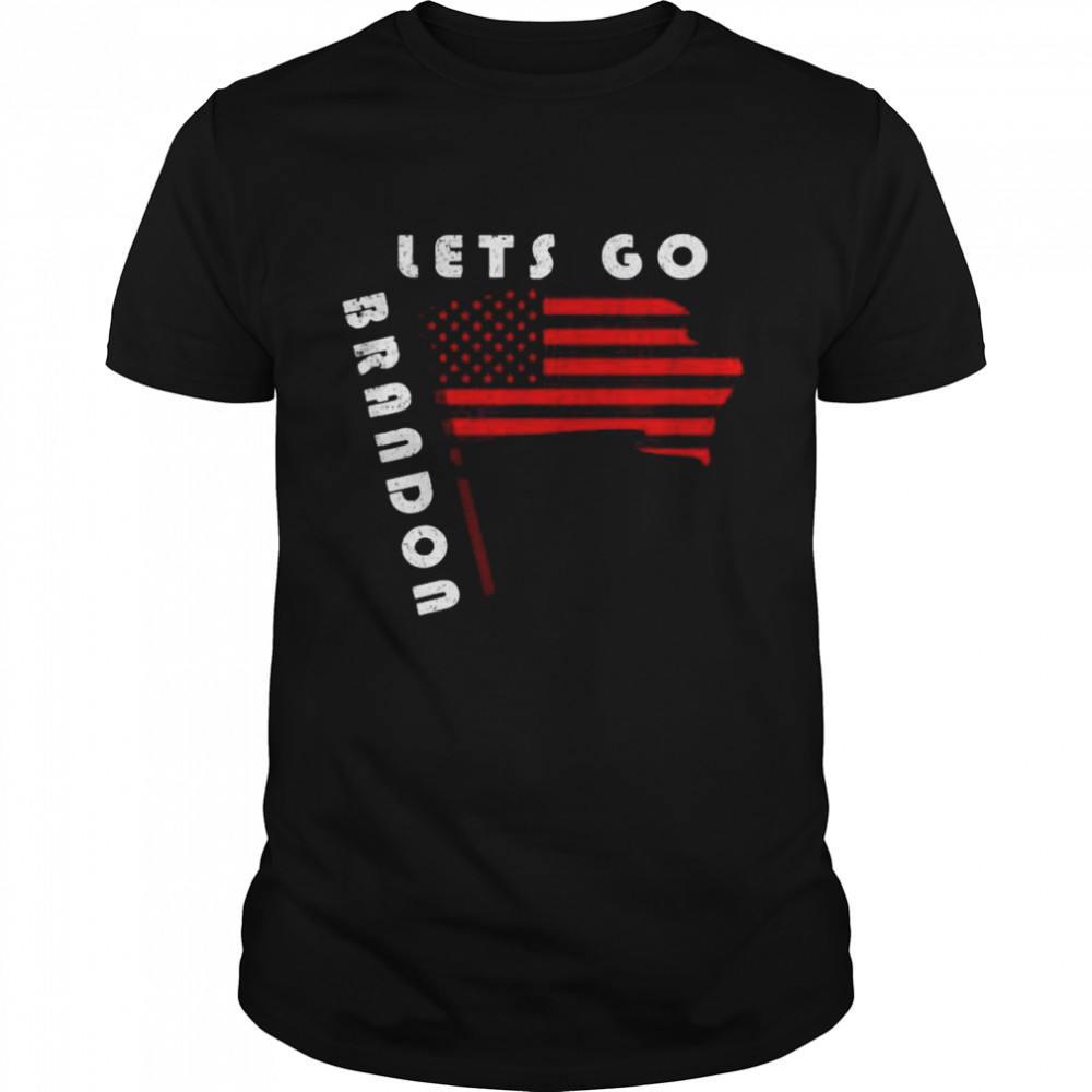 Impeach Biden American flag Let’s Go Brandon Shirt