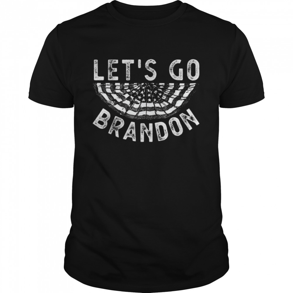 Vintage Lets Go Brandon Chant Us Flag shirt