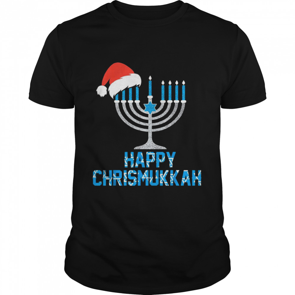 Happy Chrismukkah Jewish Christmas Stan Hat Hanukkah Shirt