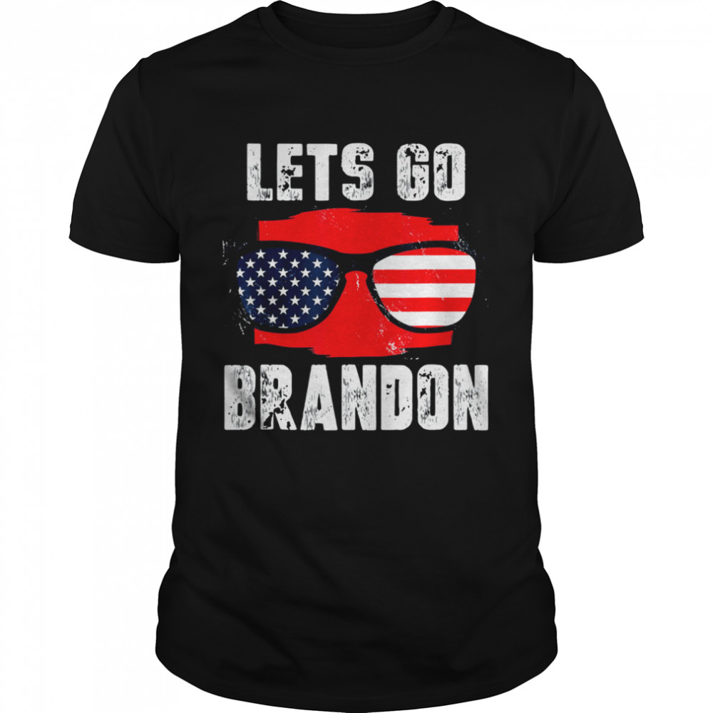 Let’s Go Brandon FJB Conservative Anti Liberal USA Flag JB Chant Shirt