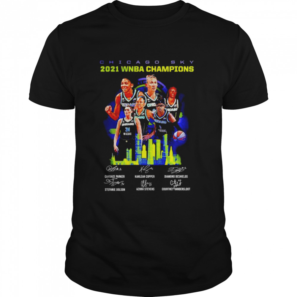 Awesome chicago Sky 2021 WNBA champions best players shirt