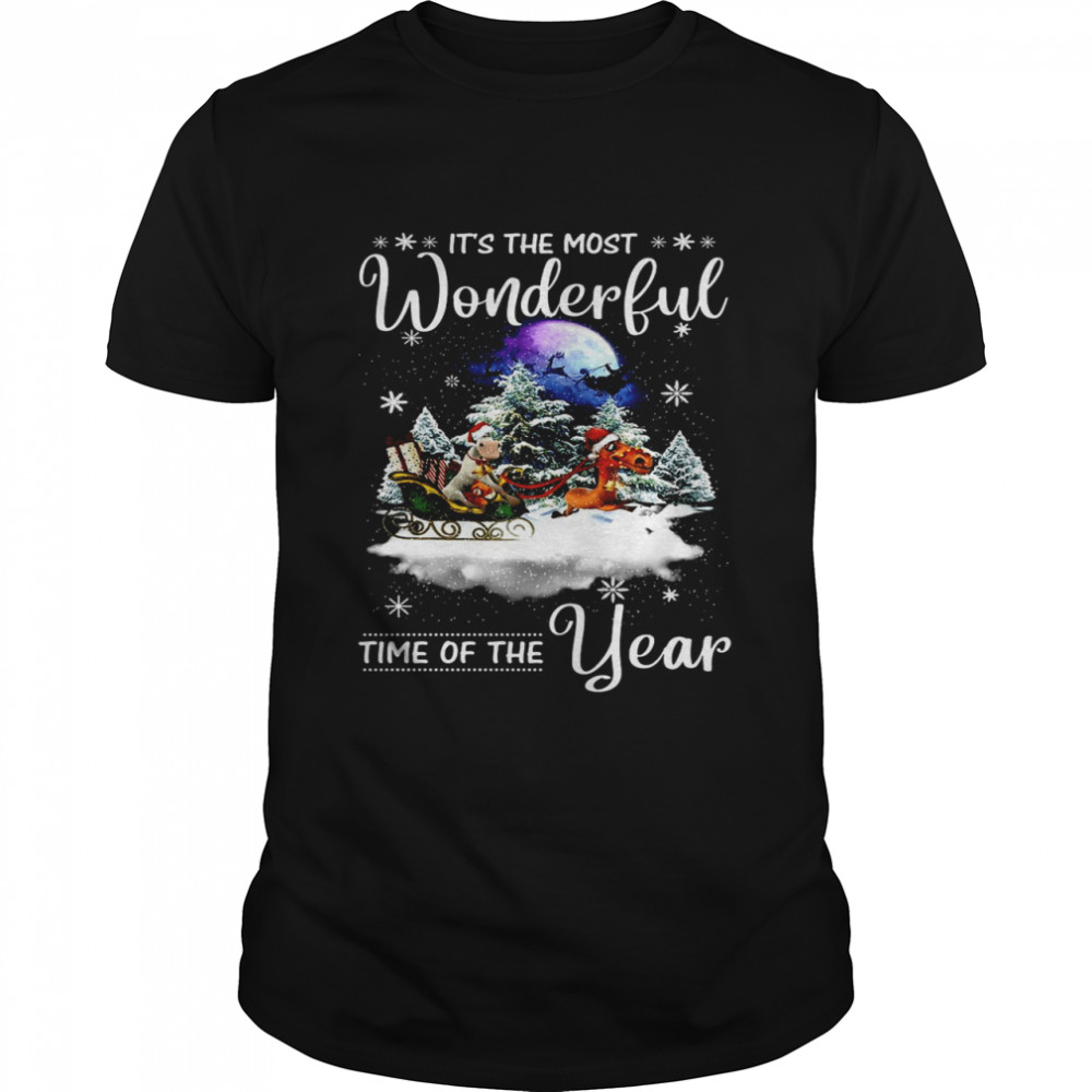 Horse It’s The Most Wonderful Time Of The Year Christmas Shirt