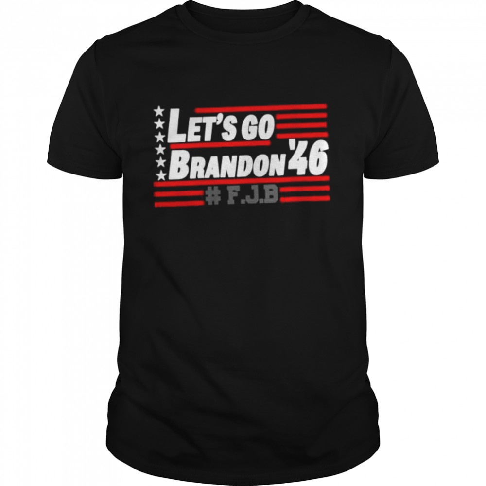 Let’s Go Brandon Conservative Anti Liberal US Flag FJB T-Shirt