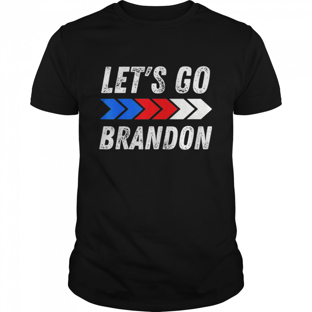 Let’s Go Brandon Conservative US Flag Meme Shirt