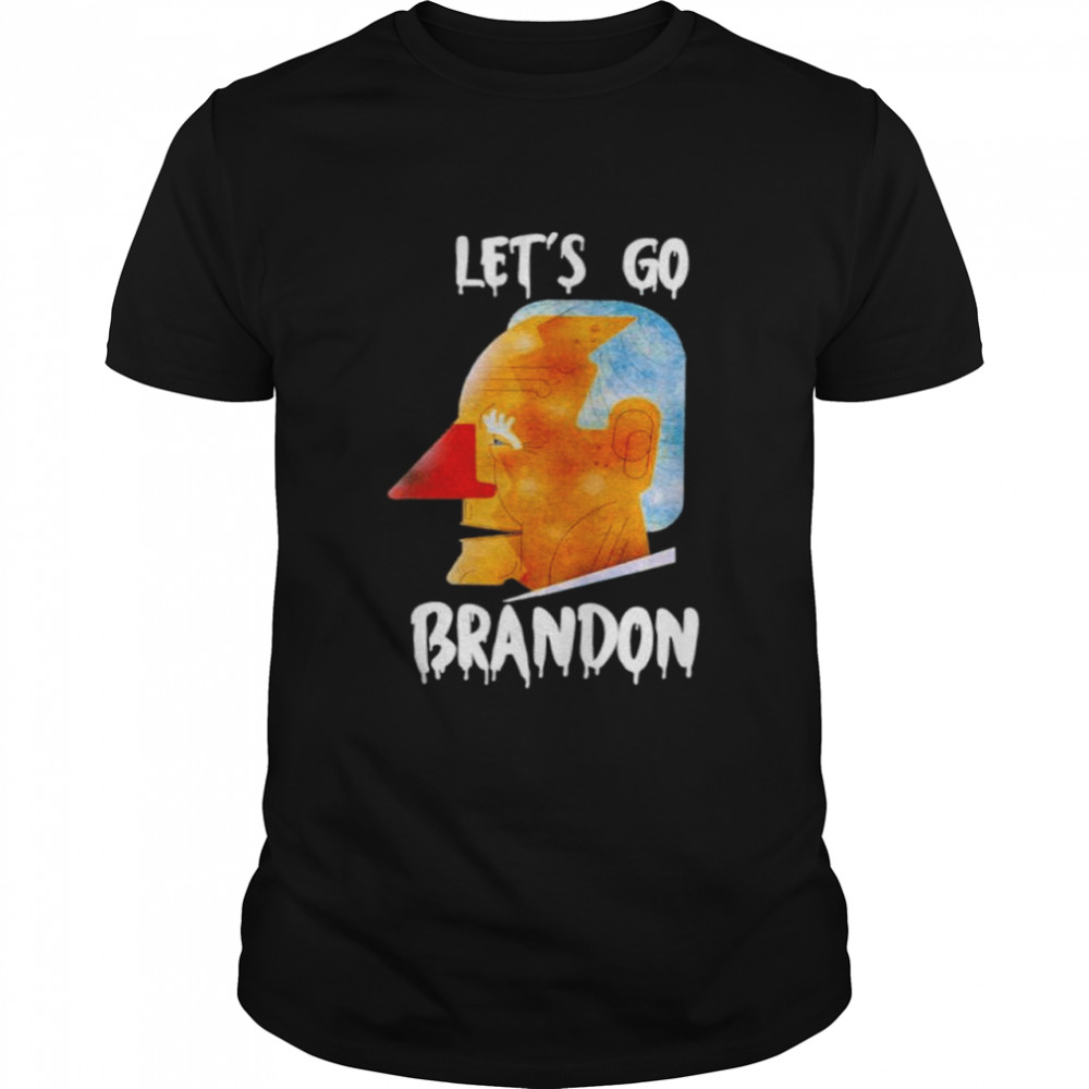 Lets Go Brandon Joe Biden Conservative Anti Liberal American Flag shirt