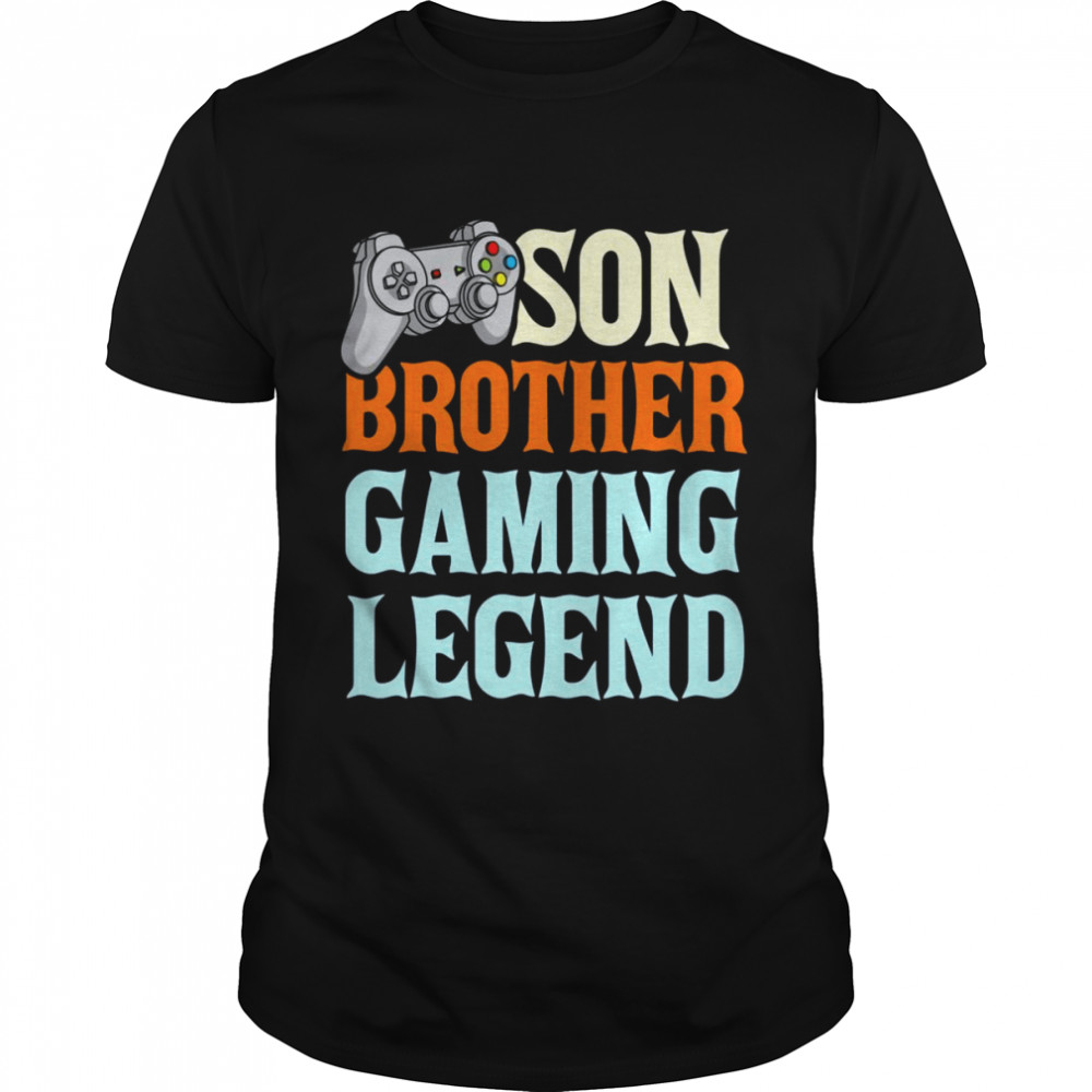 Son Brother Gaming Legend Gamer Partners Shirt