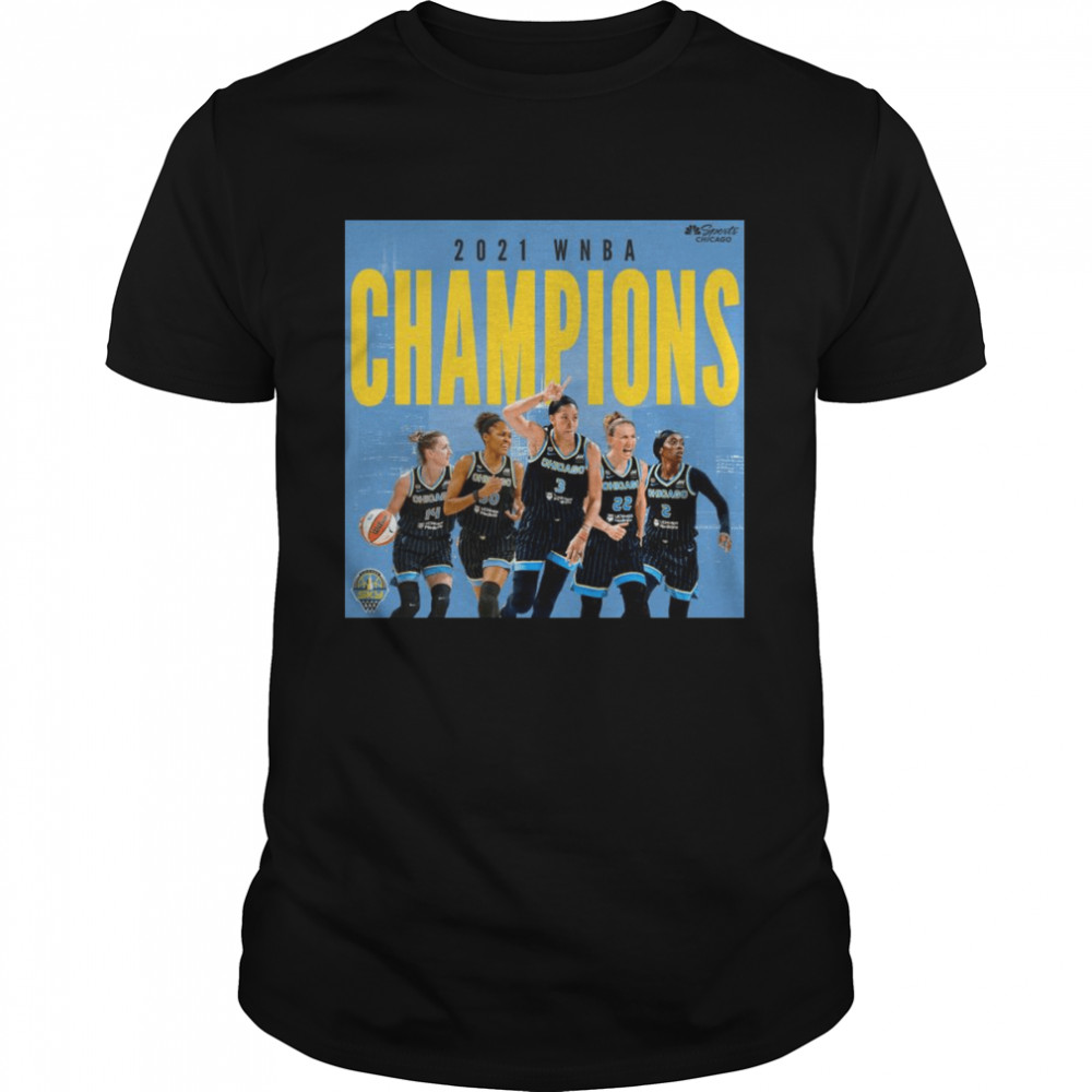 Sports Chicago 2021 WNBA Champions Chicago Sky Basketball Shirt