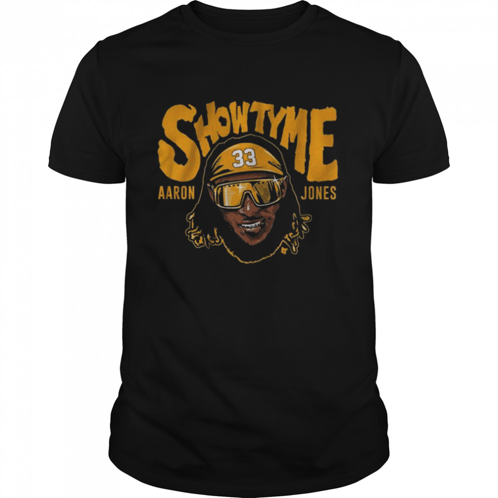 Aaron Jones Showtyme Glasses shirt