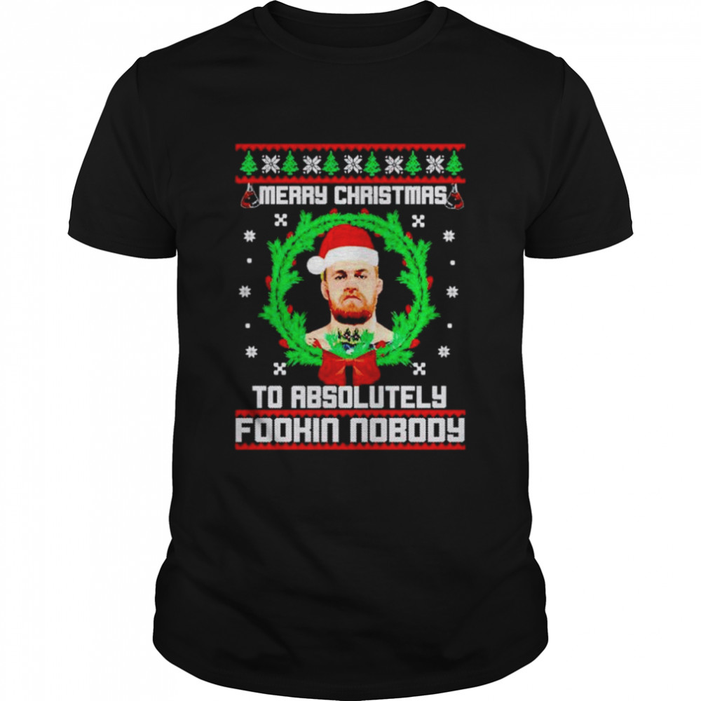 Awesome conor McGregor merry Christmas to absolutely fookin nobody sweater