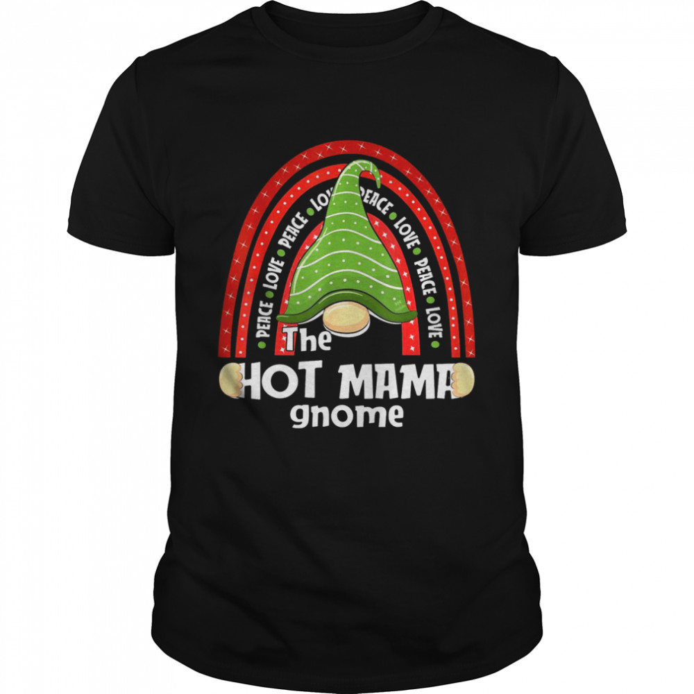 Hot Mama Gnome Family Matching Shirt Christmas Pajama Shirt