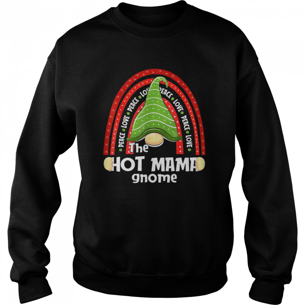 Hot Mama Gnome Family Matching  Christmas Pajama  Unisex Sweatshirt