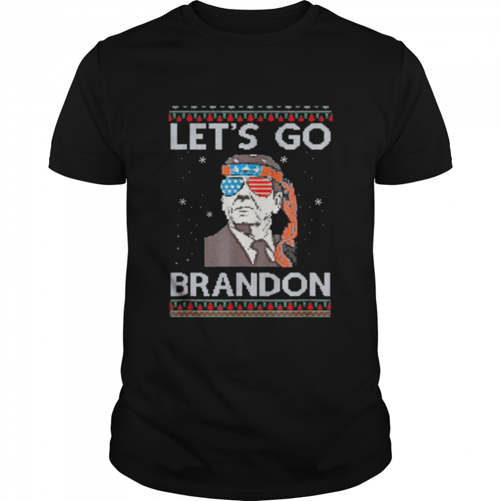 Let’s Go Brandon Reagan America Christmas Ugly Sweatshirt