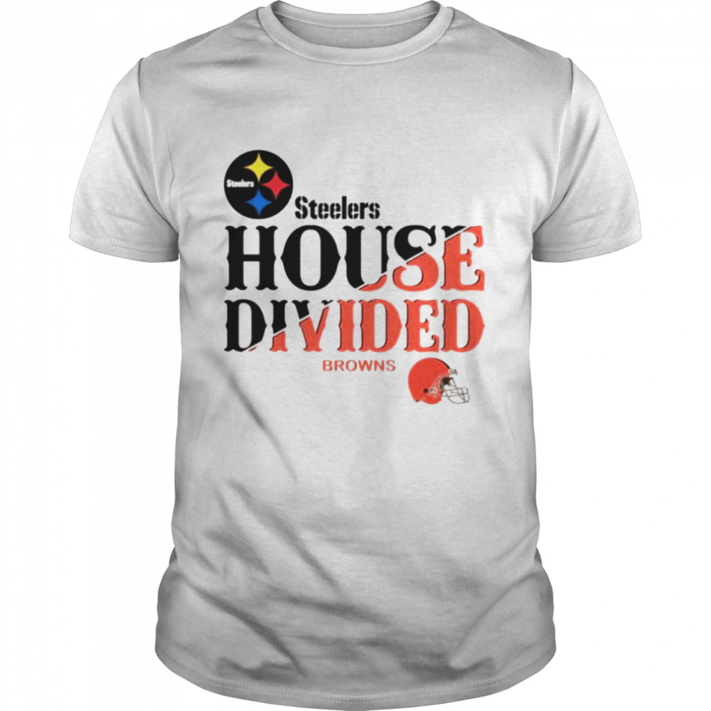 Pittsburgh Steelers house divided Cleveland Browns shirt