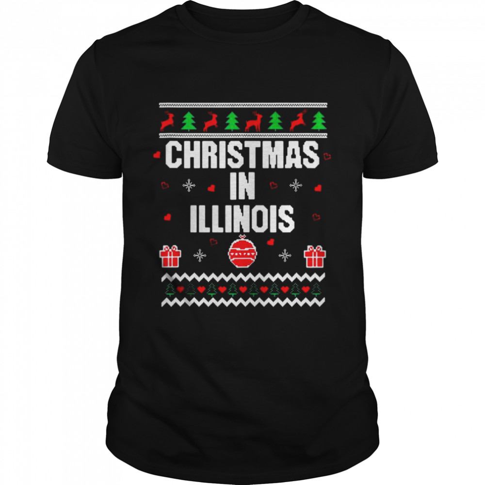 Ugly Christmas in Illinois Xmas Shirt