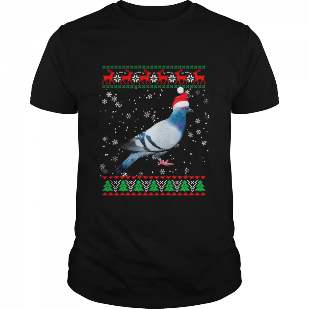 Ugly Xmas Animals Christmas Pigeon Shirt