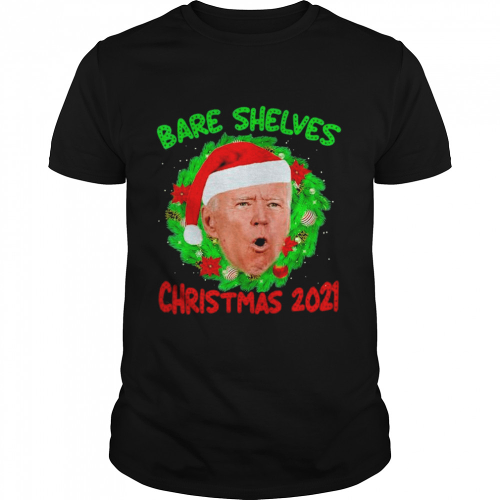 Bare Shelves Biden Christmas Foxtrot 2021 Shirt