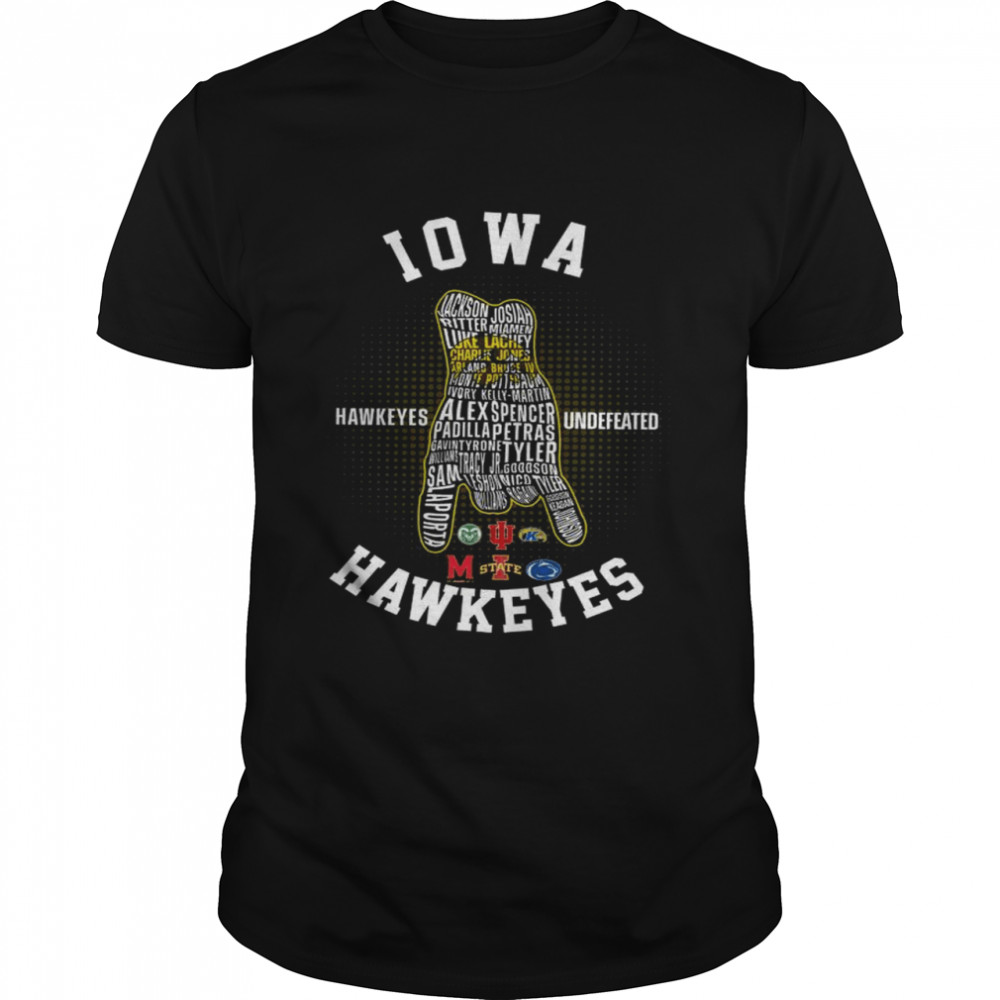 Iowa Hawkeyes Undefeated Hawkeyes Shirt