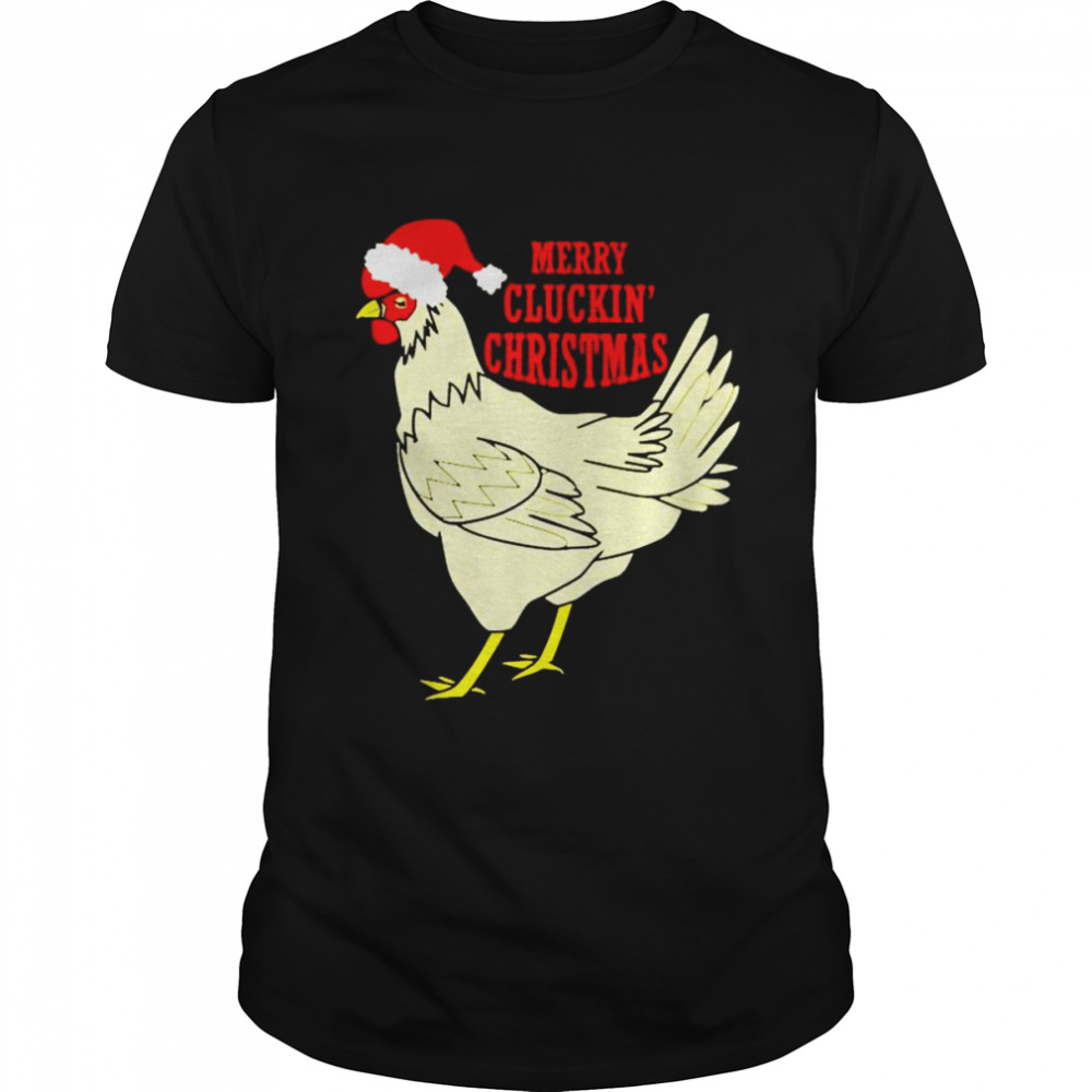 Santa Chicken merry cluckin’ Christmas sweater