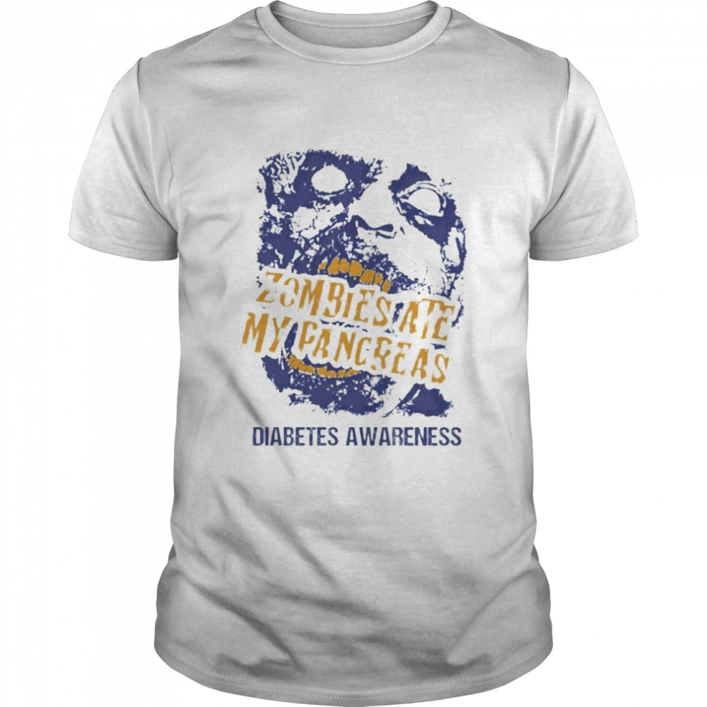 Zombies Ate My Pancreas Diabetes Awareness Shirt