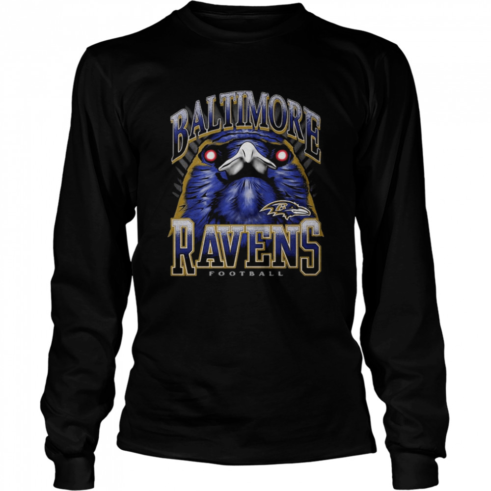 Baltimore Ravens Football Primal Fan  Long Sleeved T-shirt