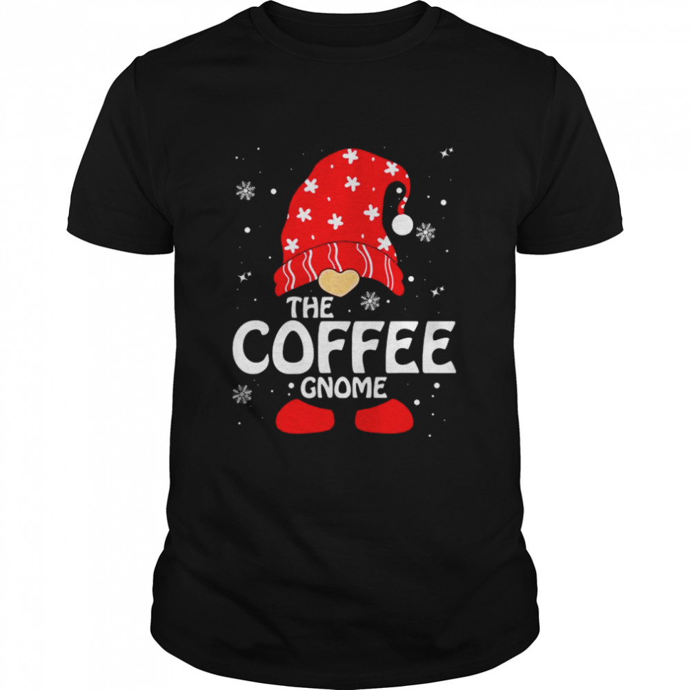 Coffee Gnome Matching Christmas t-shirt