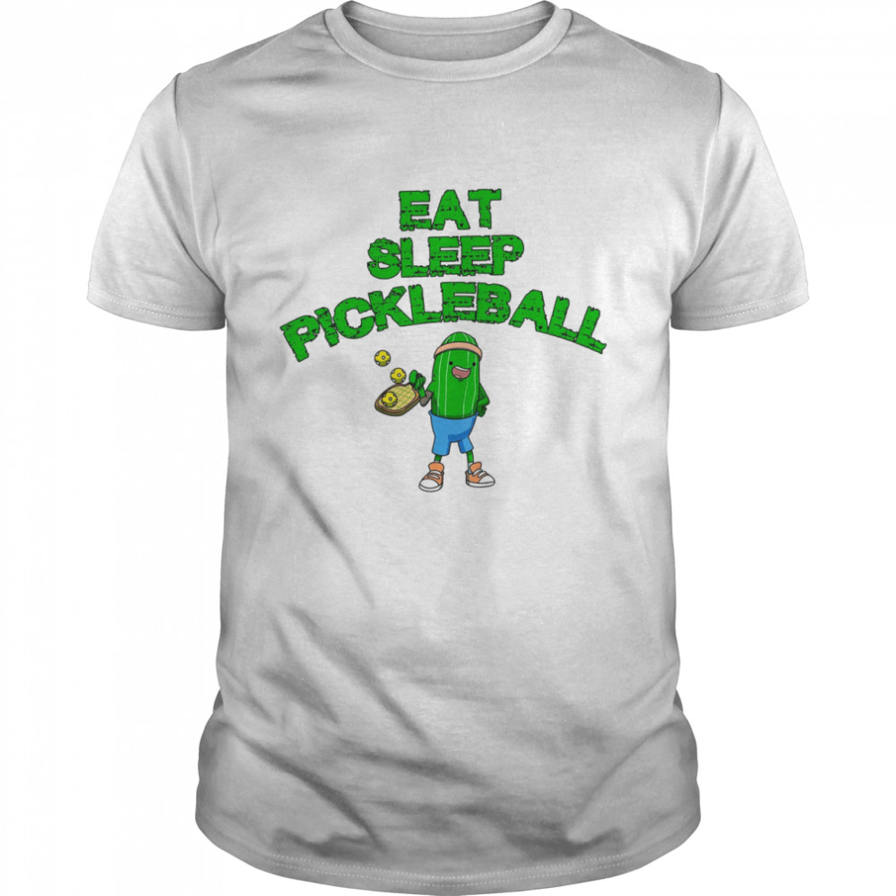 Eat sleep pickleball shirt