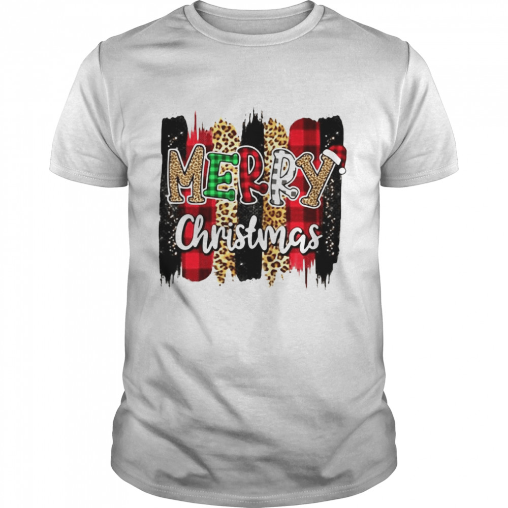 Leopard Merry Christmas Sweater T-shirt