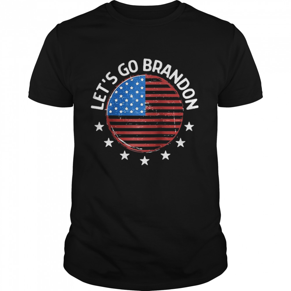 Let’s Go Brandon Conservative Us Flag Merica Gift Raglan Baseball T-shirt