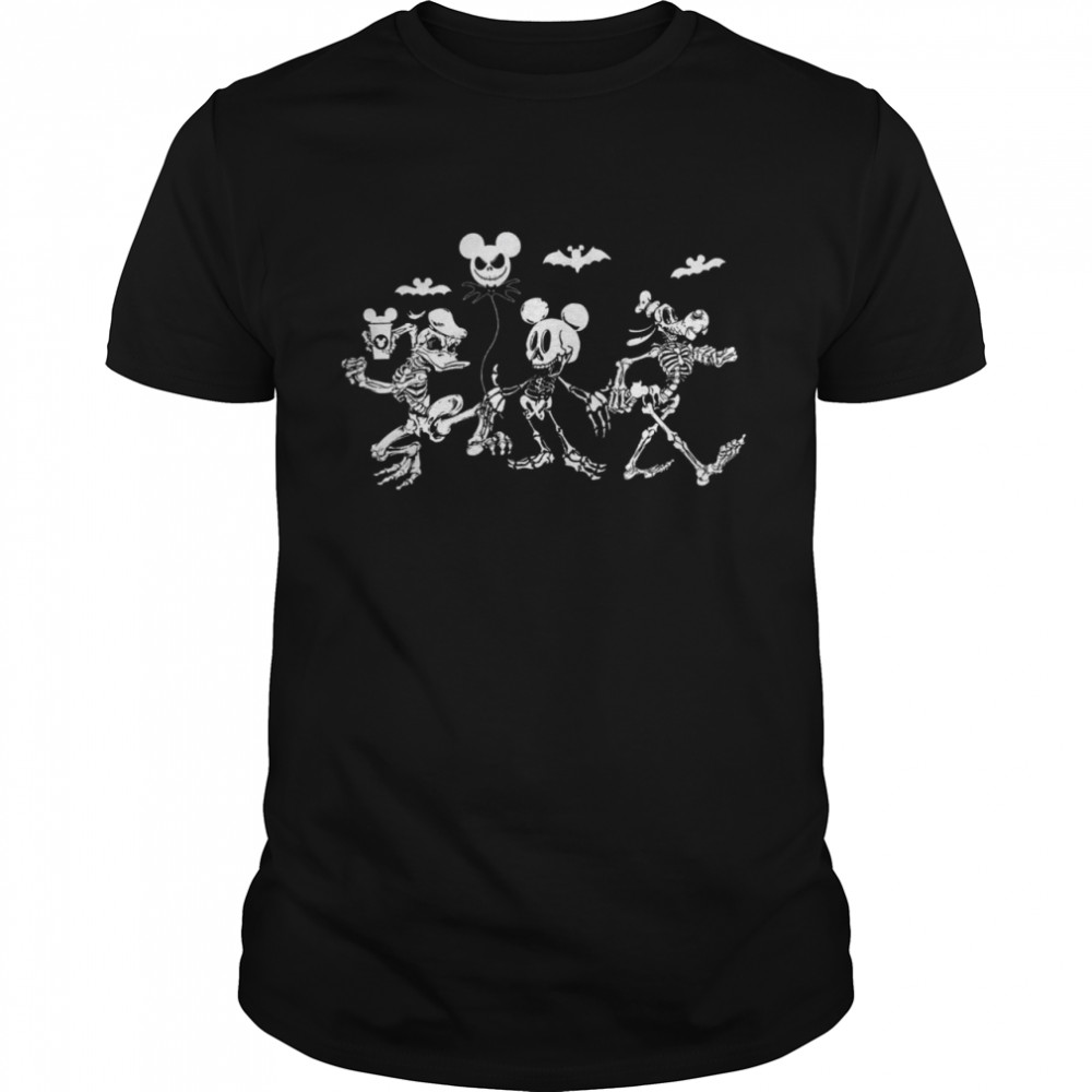 Mickey Skeleton Funny Hapy Halloween Shirt