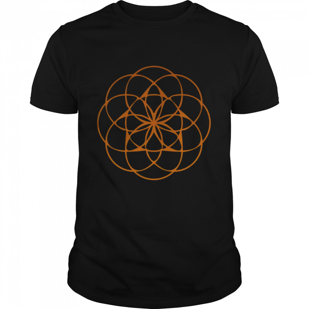 Okkulte Mandala, Heilige Geometrie, einfaches HalloweenKostüm Shirt