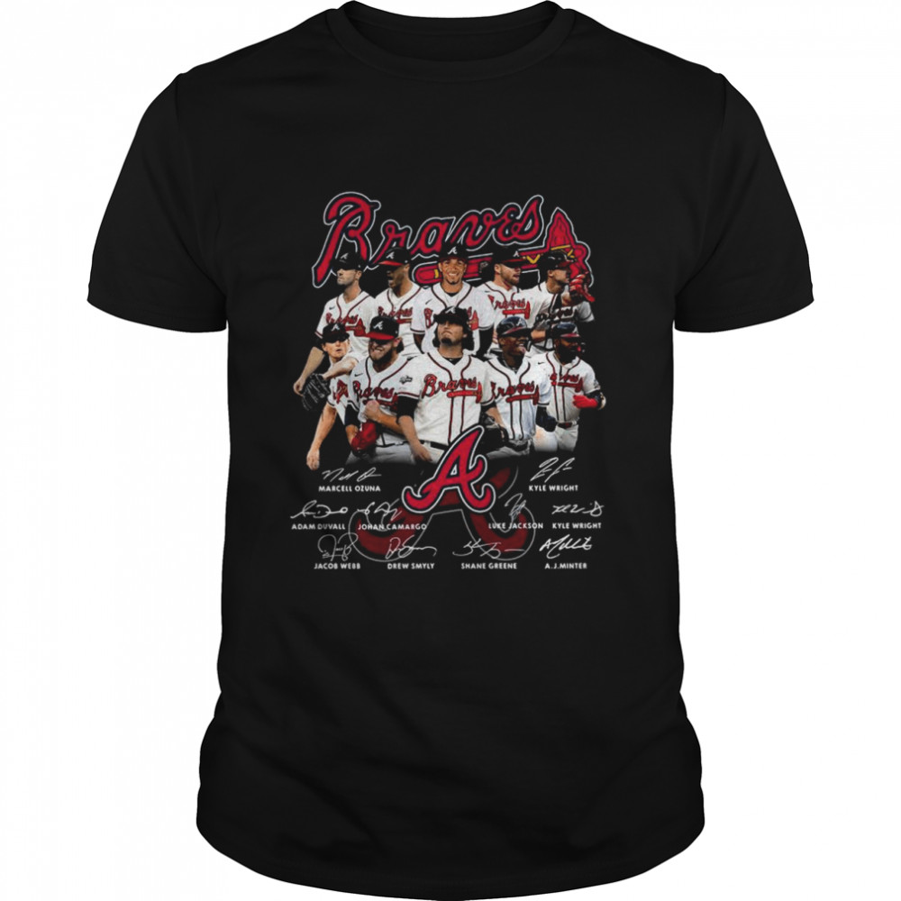 Atlanta Braves National League World Series 2021 Signatures Shirt