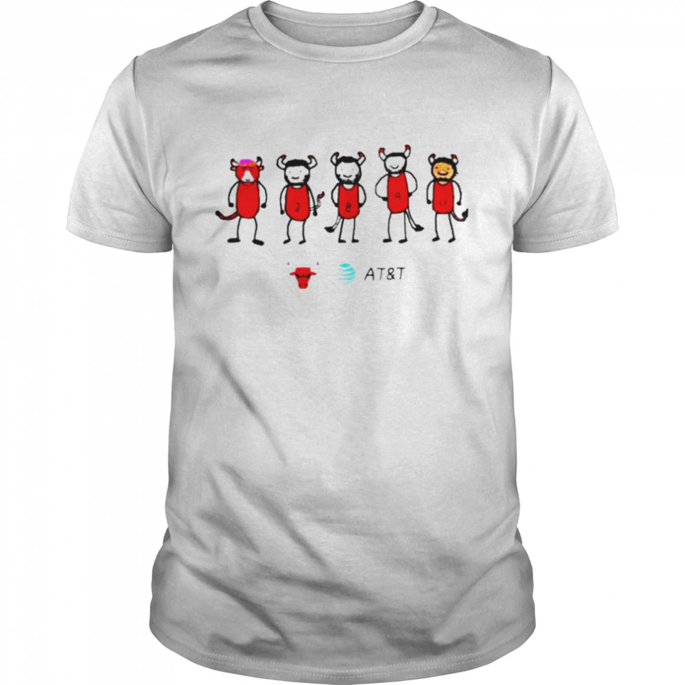 Awesome chicago Bulls Paint AT&T T-shirt