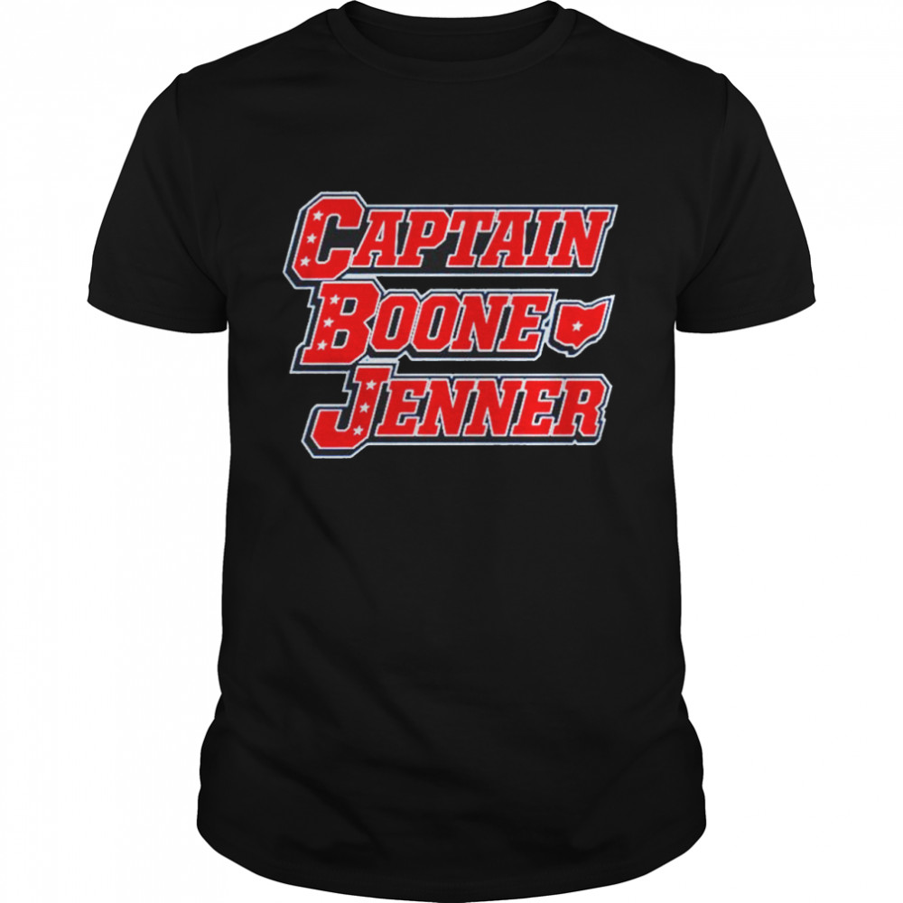 Captain Boone Jenner Columbus Blue Jackets shirt