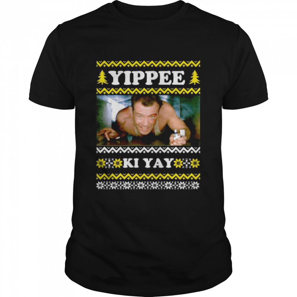 Die Hard Yippee Ki Yay ugly Christmas shirt