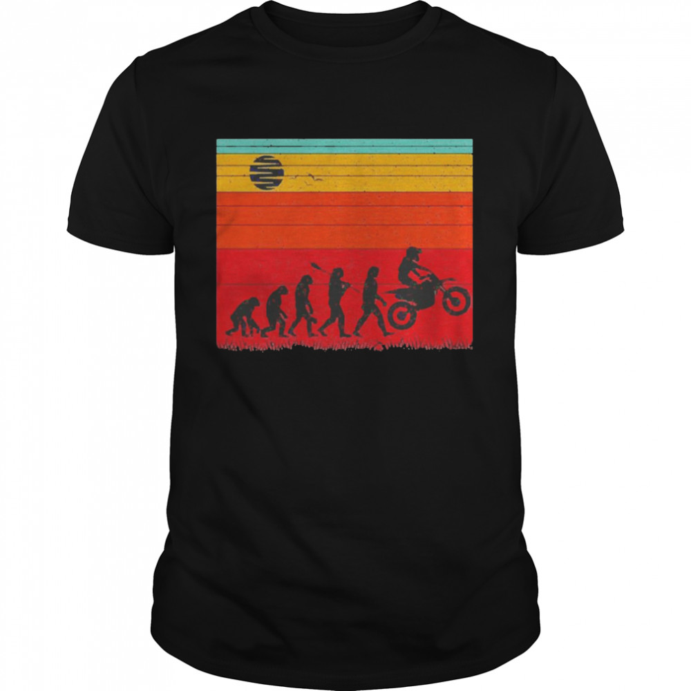 Dirt Bike Evolution Motocross Vintage Shirt