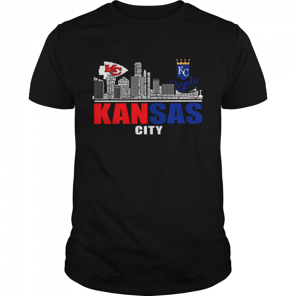 Kansas City Kansas City Chiefs And Kansas City Royals Shirt