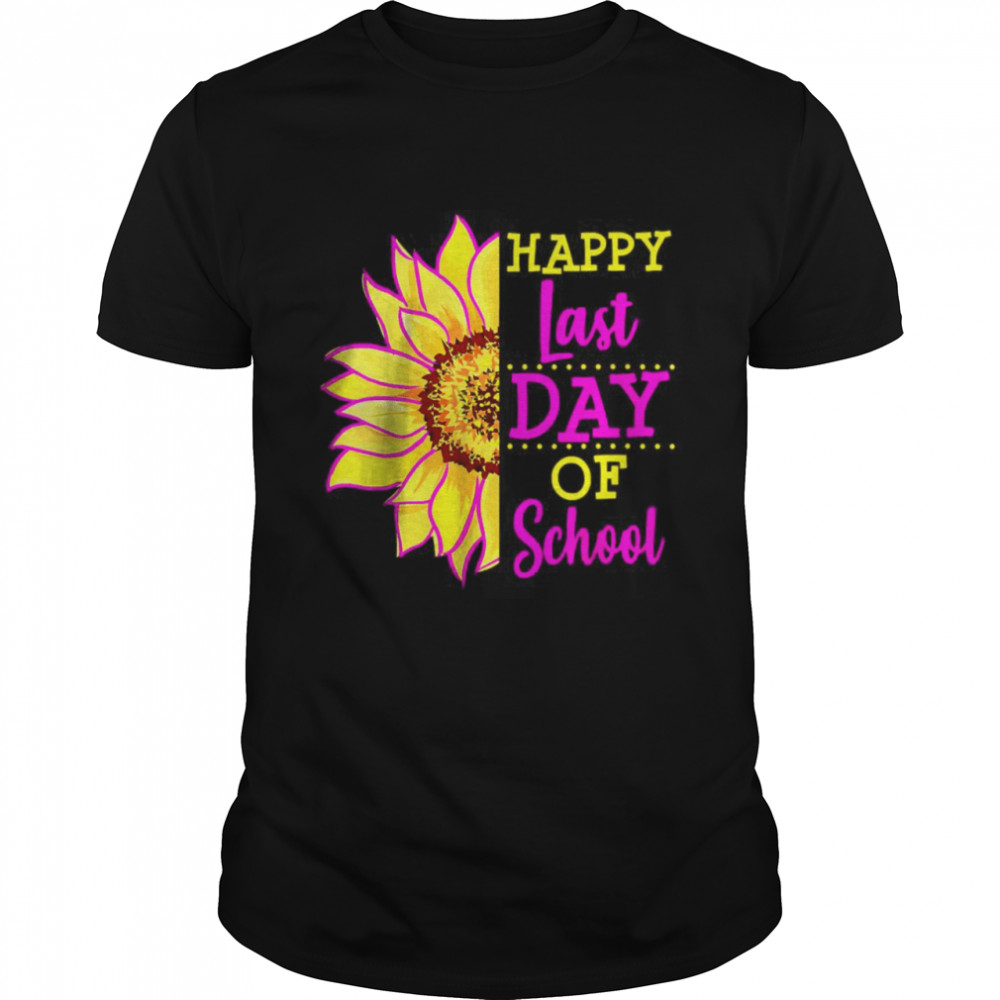 Last Day of School Sunflower Preschool T-Shirt