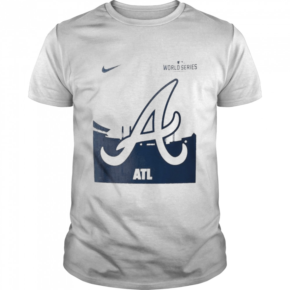 Official atlanta Braves Nike 2021 World Series Bound Icon T-Shirt