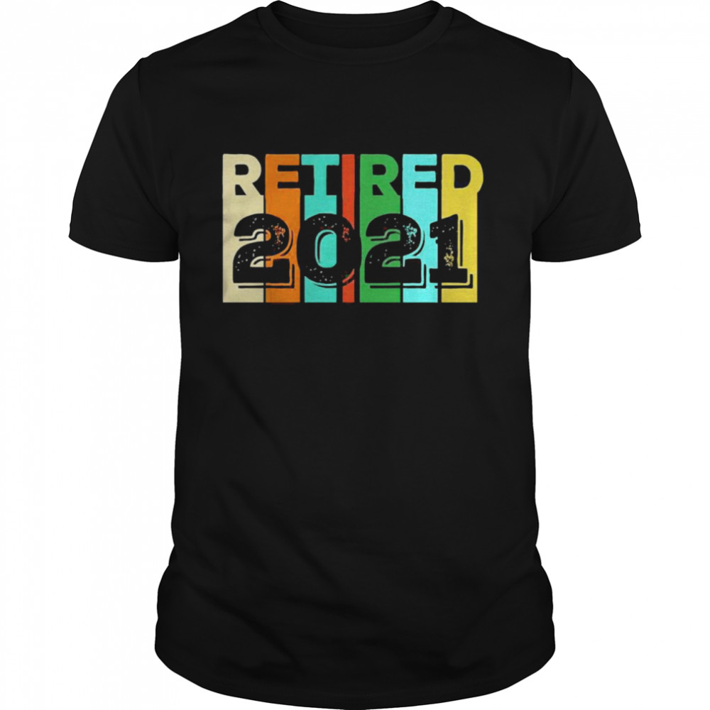 Rente Rentner 2021 Retro Vintag Shirt