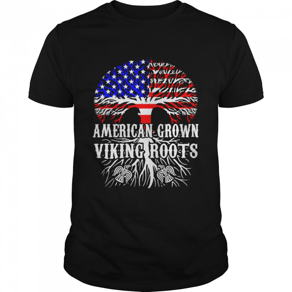 American Grown Viking Roots T-shirt