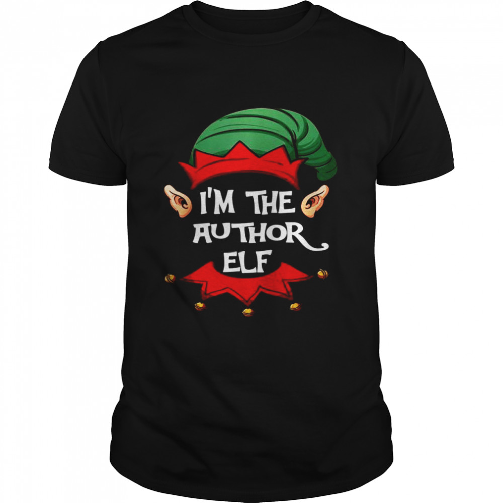 Christmas Elf Pajama I’m the Author Elf Christmas Shirt